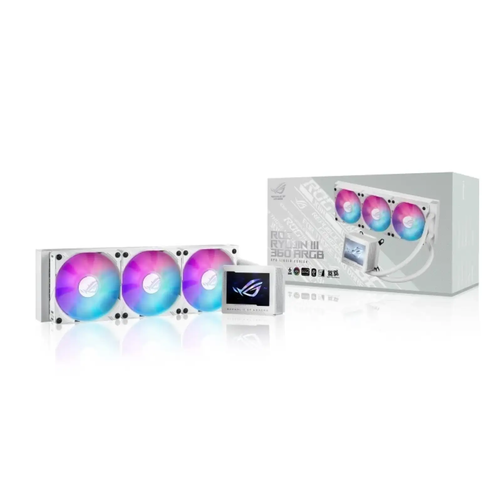 Система водяного охлаждения Asus ROG Ryujin III 360 ARGB White Edition (90RC00L2-M0UAY0) UA