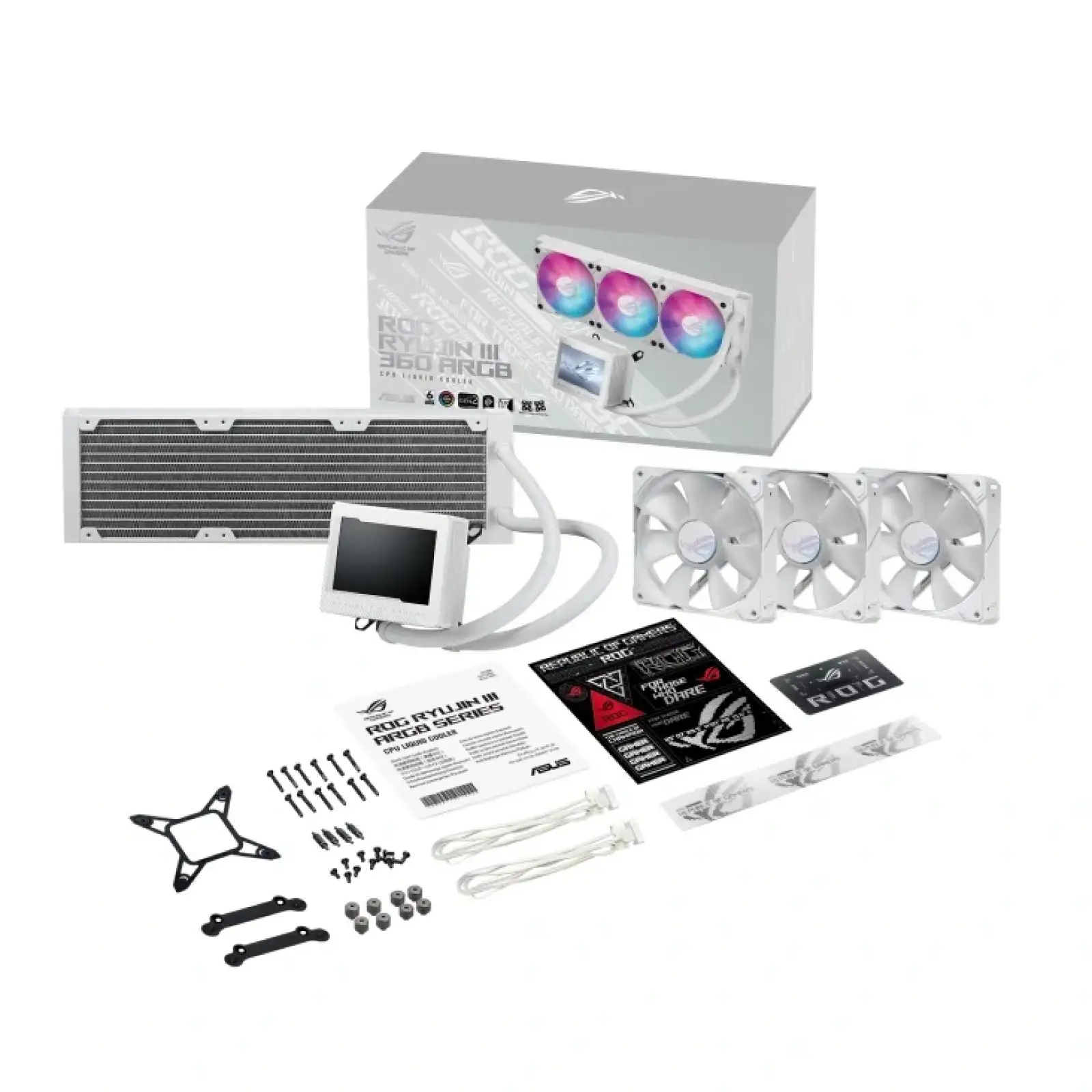 Система водяного охлаждения Asus ROG Ryujin III 360 ARGB White Edition (90RC00L2-M0UAY0) UA