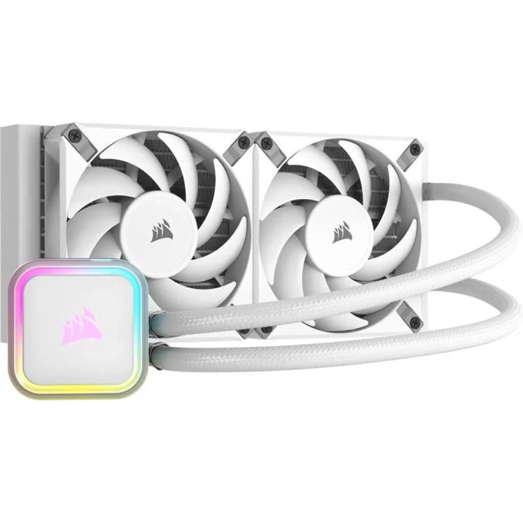Система водяного охолодження Corsair iCUE H100i RGB Elite Liquid CPU Cooler White (CW-9060078-WW) UA