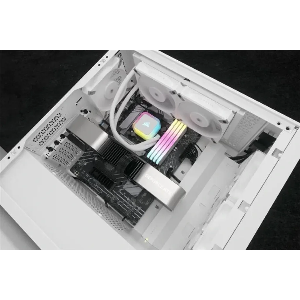 Система водяного охолодження Corsair iCUE H100i RGB Elite Liquid CPU Cooler White (CW-9060078-WW) UA