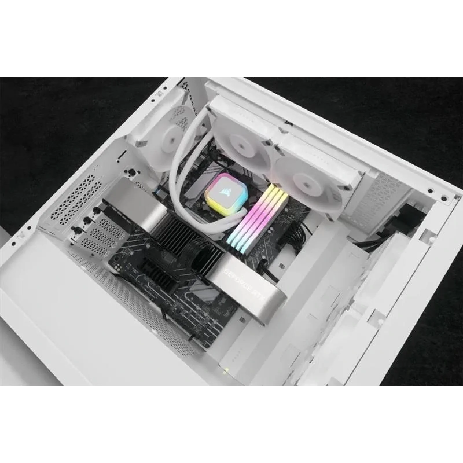 Система водяного охолодження Corsair iCUE H100i RGB Elite Liquid CPU Cooler White (CW-9060078-WW) UA