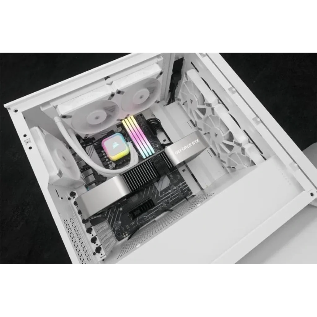Система водяного охолодження Corsair iCUE H100i RGB Elite Liquid CPU Cooler White (CW-9060078-WW) UA