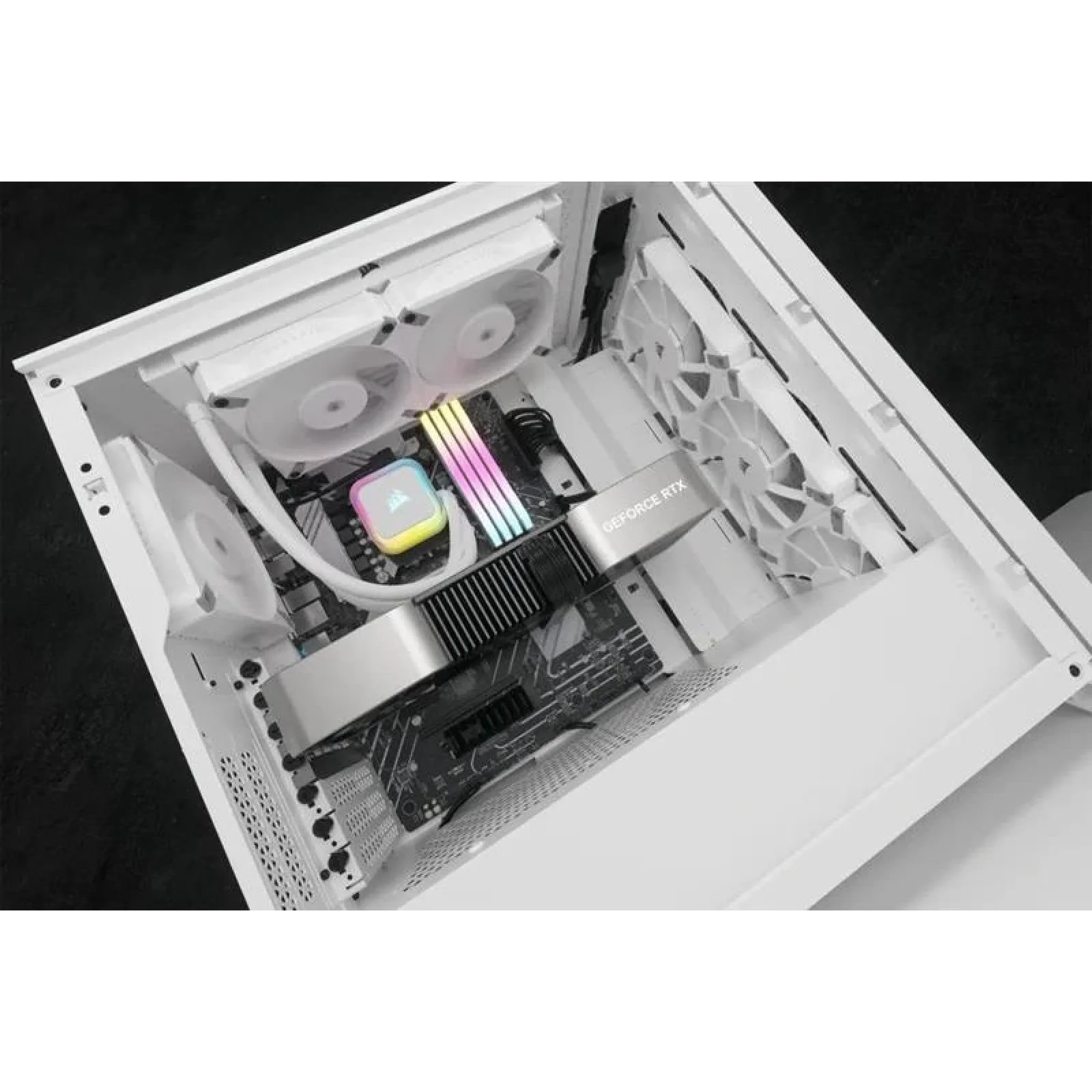 Система водяного охолодження Corsair iCUE H100i RGB Elite Liquid CPU Cooler White (CW-9060078-WW) UA