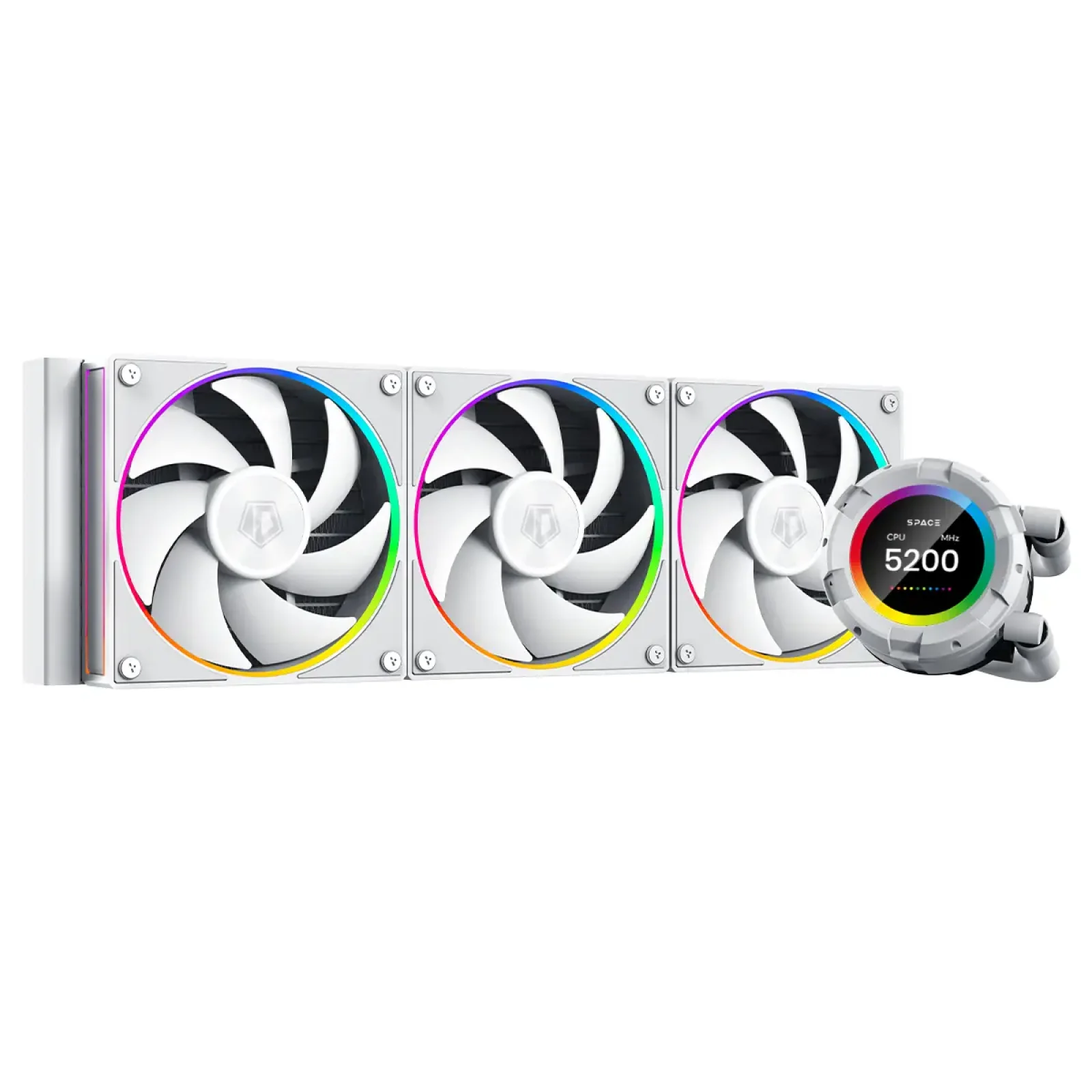 Система водяного охолодження ID-Cooling Space LCD SL360 White UA
