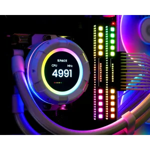 Система водяного охолодження ID-Cooling Space LCD SL360 White UA