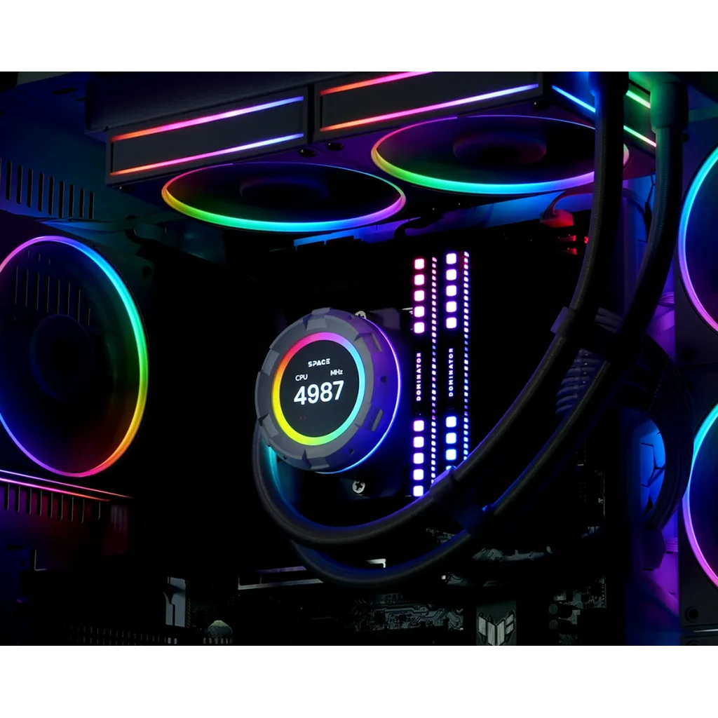 Система водяного охлаждения ID-Cooling Space LCD SL240 White UA