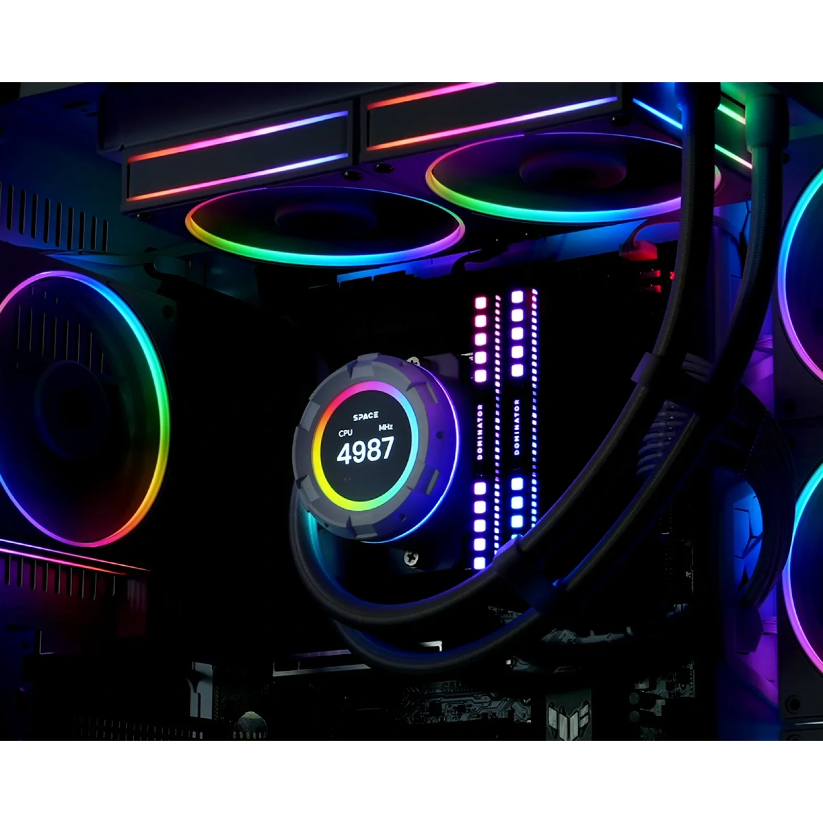 Система водяного охлаждения ID-Cooling Space LCD SL240 White UA