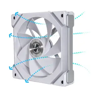 Вентилятор Lian Li SL V2 Reverse, 120mm, Single, White (G99.12RSLV21W.00), 120х120х28мм, 3-pin, 4-pin, білий UA