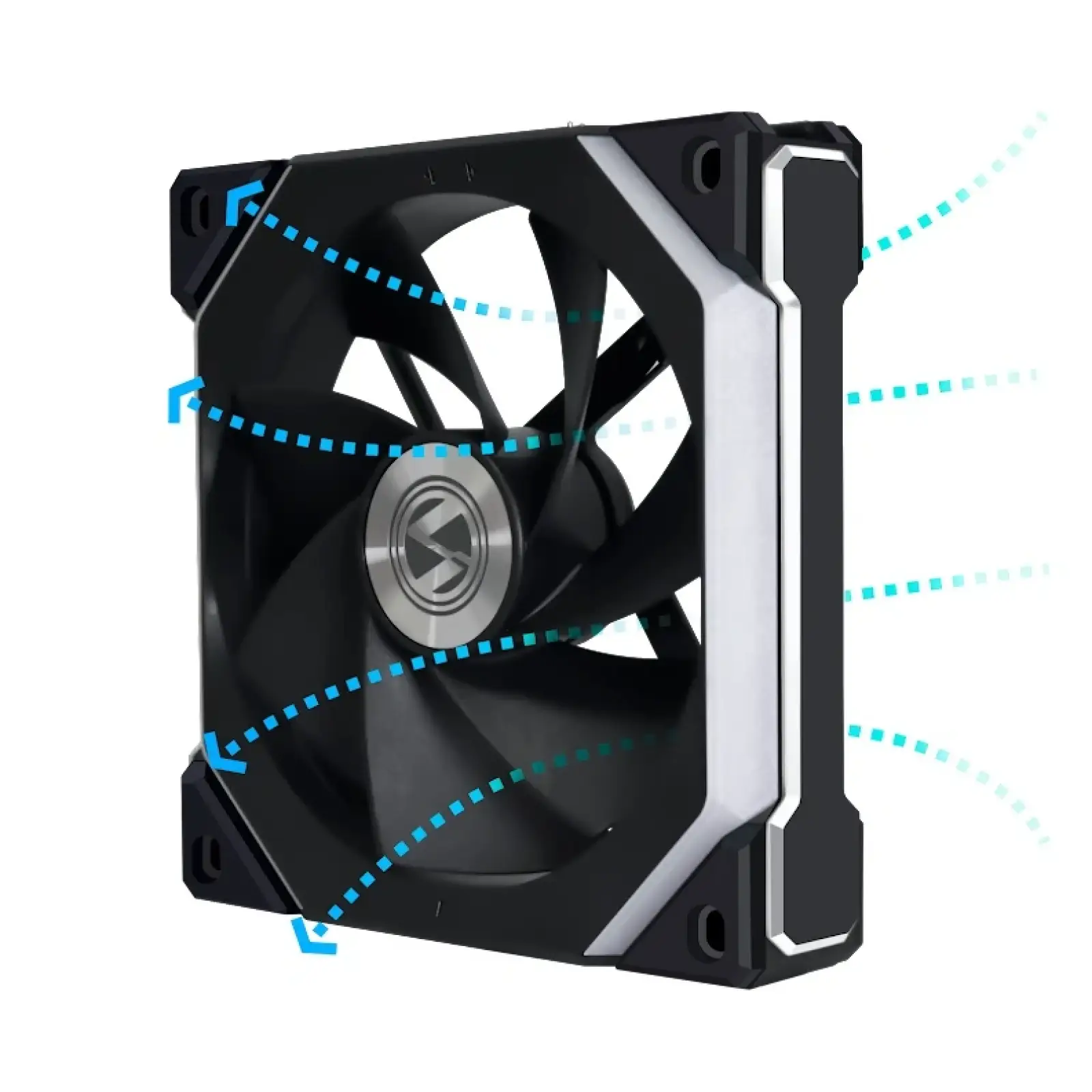 Вентилятор Lian Li SL V2 Reverse, 120mm, Single, Black (G99.12RSLV21B.00), 120х120х28мм, 3-pin, 4-pin, черный UA