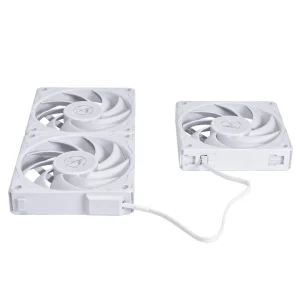 Вентилятор Lian Li P28, Tripple, White (G99.12P283W.00), 120х120х28мм, 3-pin, 4-pin, белый UA