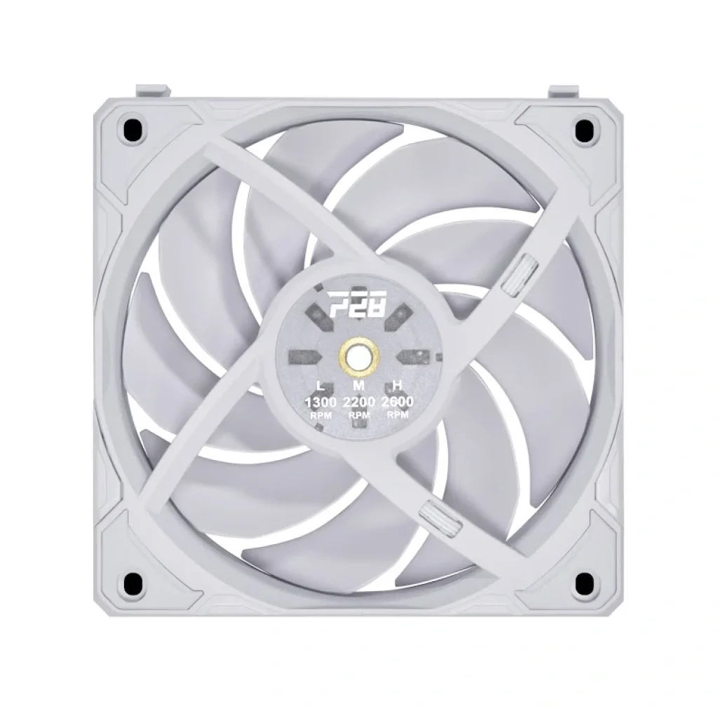 Вентилятор Lian Li P28, Tripple, White (G99.12P283W.00), 120х120х28мм, 3-pin, 4-pin, белый UA