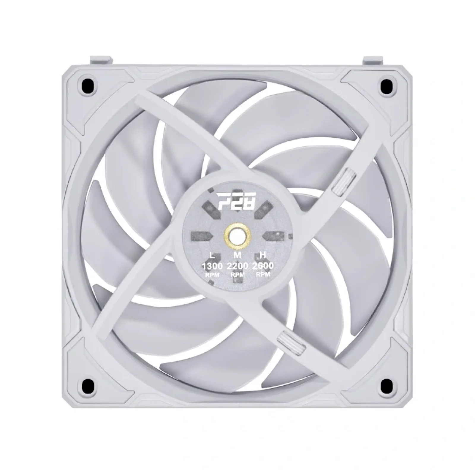Вентилятор Lian Li P28, Single, White (G99.12P281W.00), 120х120х28мм, 3-pin, 4-pin, білий UA