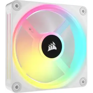 Вентилятор Corsair iCUE Link QX120 RGB PWM White (CO-9051005-WW), 120x120x25мм, 4-pin, білий UA