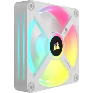 Вентилятор Corsair iCUE Link QX120 RGB PWM White (CO-9051005-WW), 120x120x25мм, 4-pin, білий UA