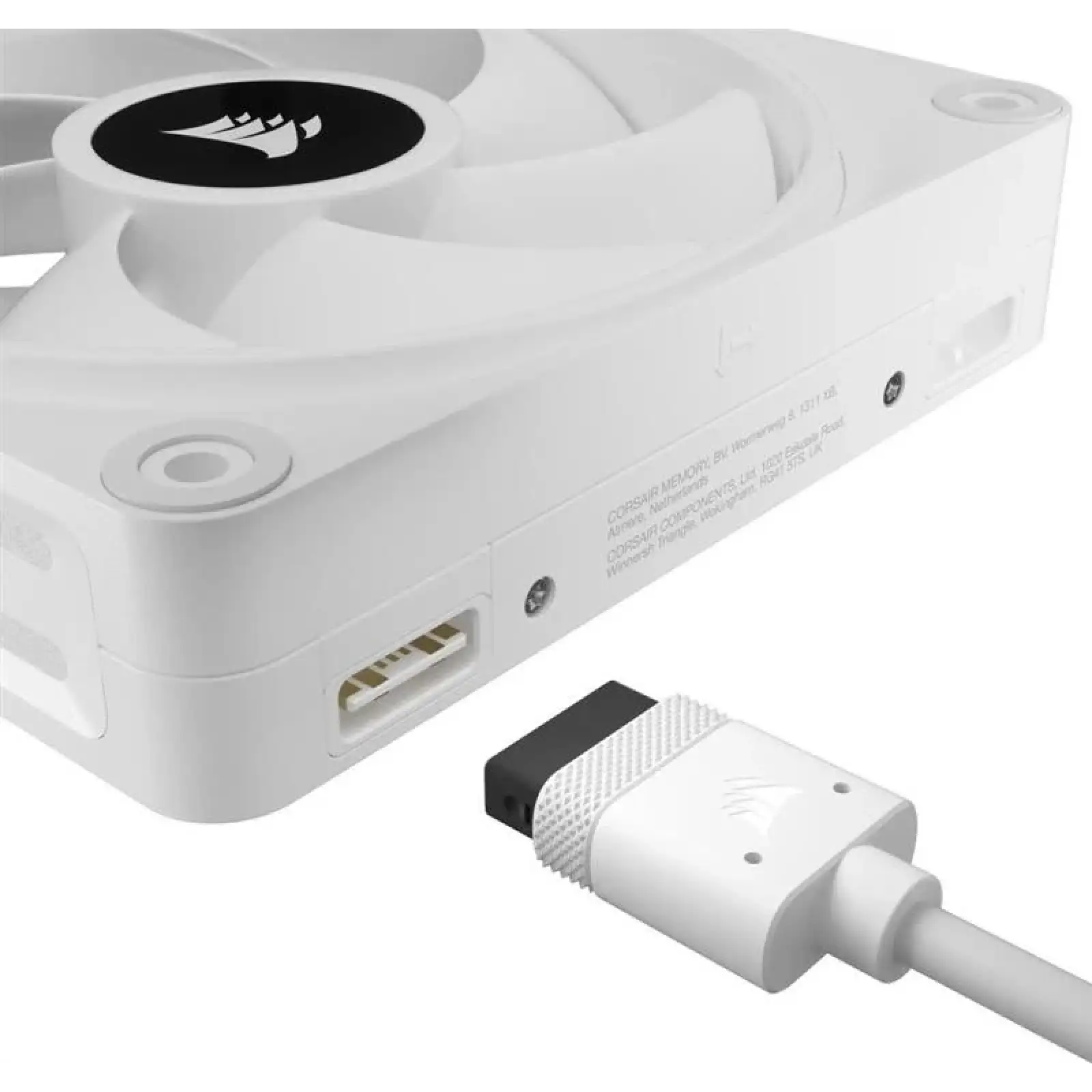 Вентилятор Corsair iCUE Link QX120 RGB PWM White (CO-9051005-WW), 120x120x25мм, 4-pin, білий UA