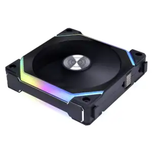 Вентилятор Lian Li Uni Fan SL V2, 120mm, Black (G99.12SLV21B.00), 120х120х28мм, 3-pin, 4-pin, черный UA