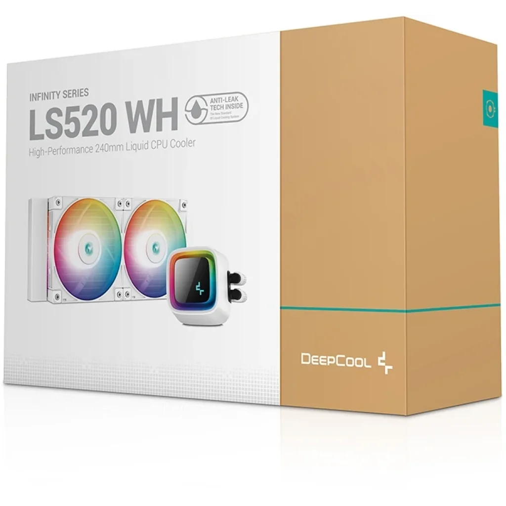 Система водяного охолодження DeepCool LS520 White (R-LS520-WHAMNT-G-1) UA