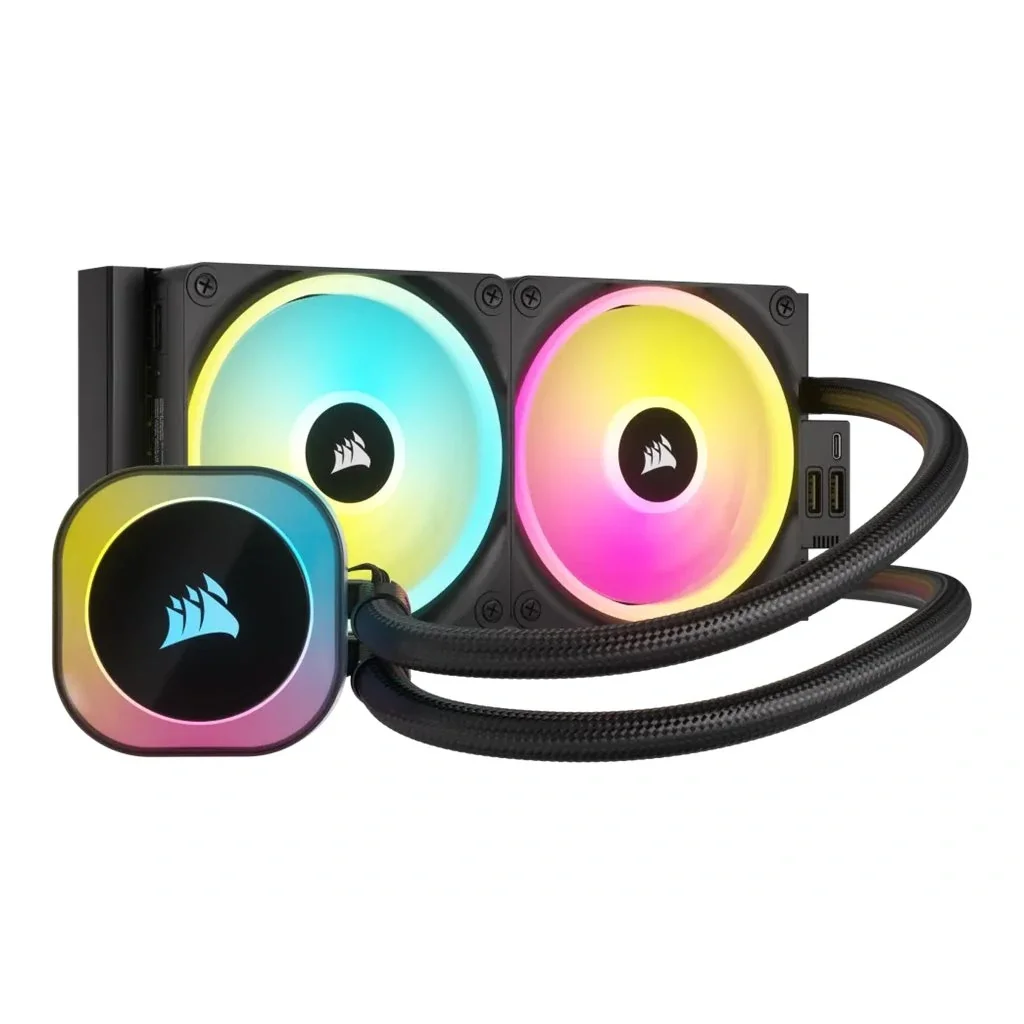 Система водяного охолодження Corsair iCUE Link H100i RGB Liquid CPU Cooler Black (CW-9061001-WW) UA