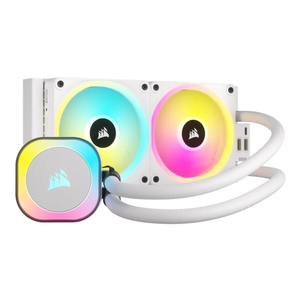 Система водяного охлаждения Corsair iCUE Link H100i RGB Liquid CPU Cooler White (CW-9061005-WW) UA