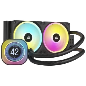 Система водяного охолодження Corsair iCUE Link H100i LCD RGB Liquid CPU Cooler Black (CW-9061007-WW) UA