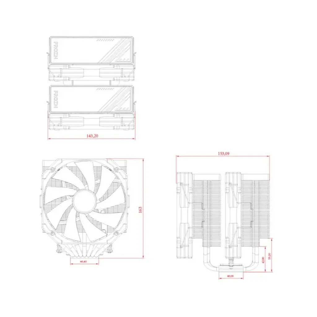 Кулер процессорный ID-Cooling Frozn A720 Black UA