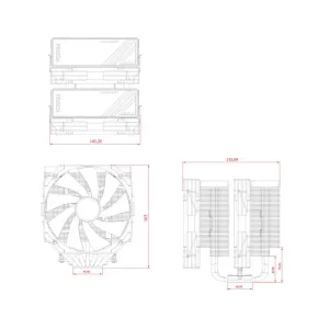 Кулер процессорный ID-Cooling Frozn A720 Black UA