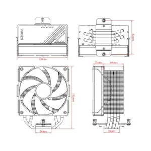 Кулер процесорний ID-Cooling Frozn A410 Black UA