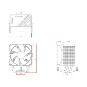 Кулер процесорний ID-Cooling Frozn A400 Black UA