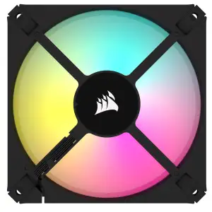 Вентилятор Corsair iCUE AR120 Digital RGB Black (CO-9050166-WW), 120x120x15мм, 4-pin PWM, чорний UA