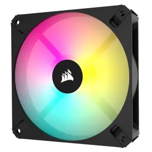 Вентилятор Corsair iCUE AR120 Digital RGB Black (CO-9050166-WW), 120x120x15мм, 4-pin PWM, чорний UA