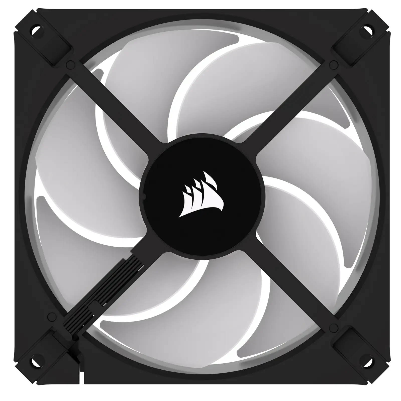 Вентилятор Corsair iCUE AR120 Digital RGB Black (CO-9050166-WW), 120x120x15мм, 4-pin PWM, чорний UA