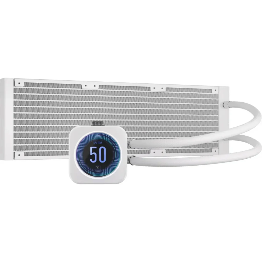 Система водяного охлаждения Corsair iCUE H150i Elite LCD XT White Display Liquid CPU Cooler (CW-9060077-WW) UA