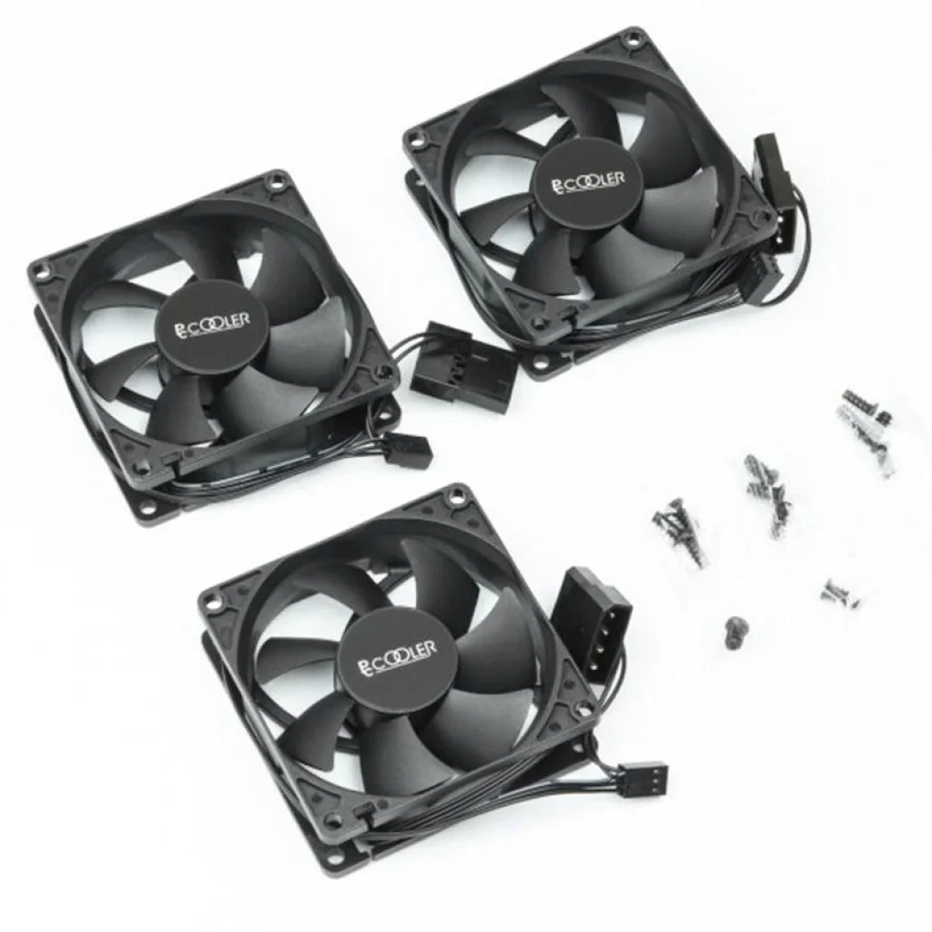 Вентилятор PCCooler DN 80 BK 3in1, 80x80x25мм, 3-pin, чорний UA