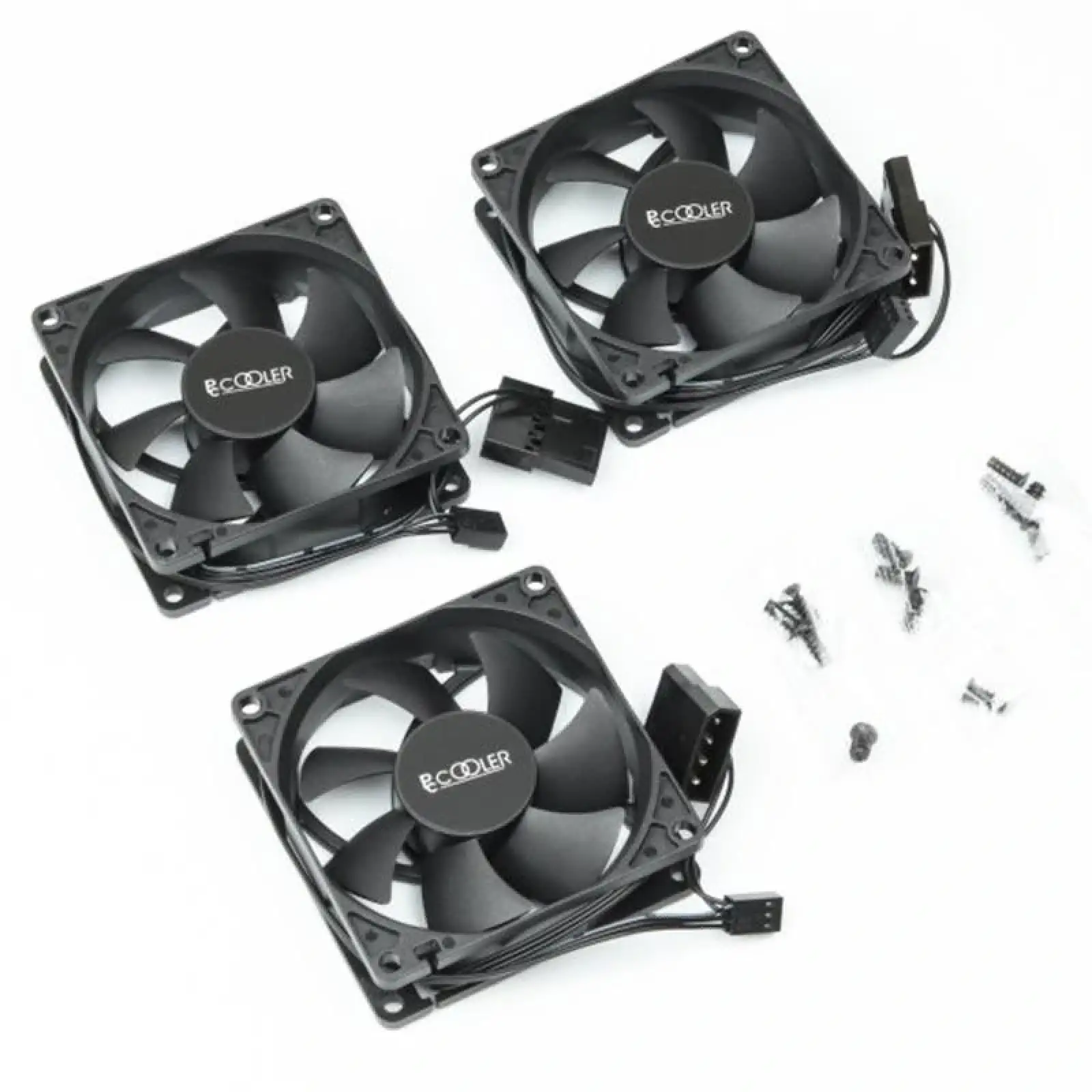 Вентилятор PCCooler DN 80 BK 3in1, 80x80x25мм, 3-pin, чорний UA
