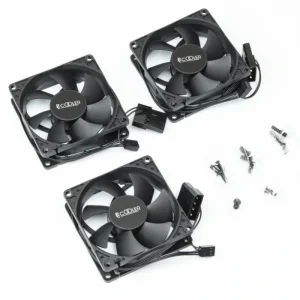 Вентилятор PCCooler DN 80 BK 3in1, 80x80x25мм, 3-pin, чорний UA