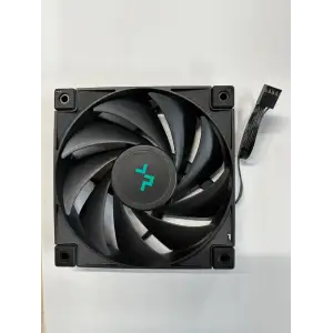 Вентилятор DeepCool DF1202512CMP bulk, 120x120x25мм, 4-pin, чорний, FK120P UA