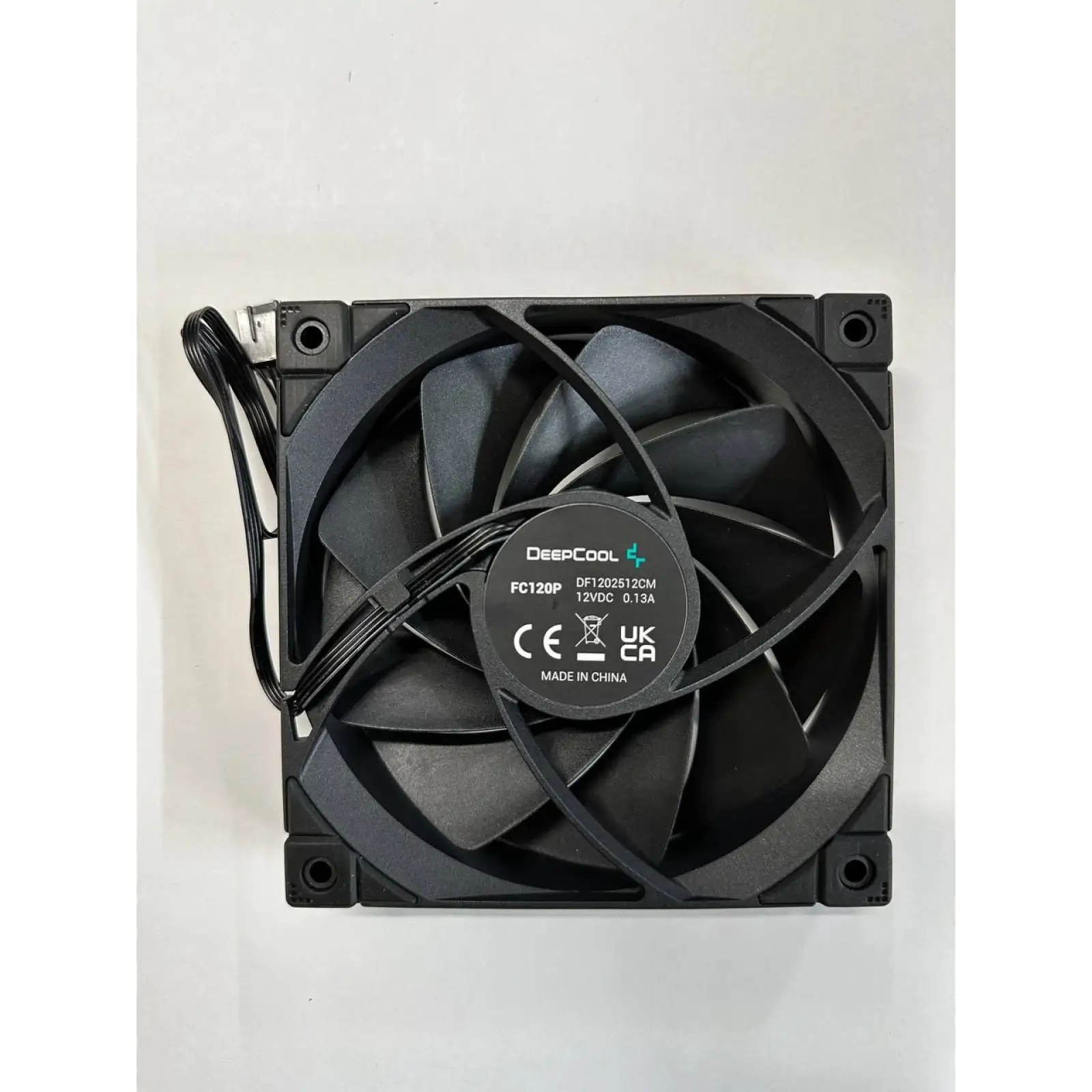 Вентилятор DeepCool DF1202512CMP bulk, 120x120x25мм, 4-pin, чорний, FK120P UA