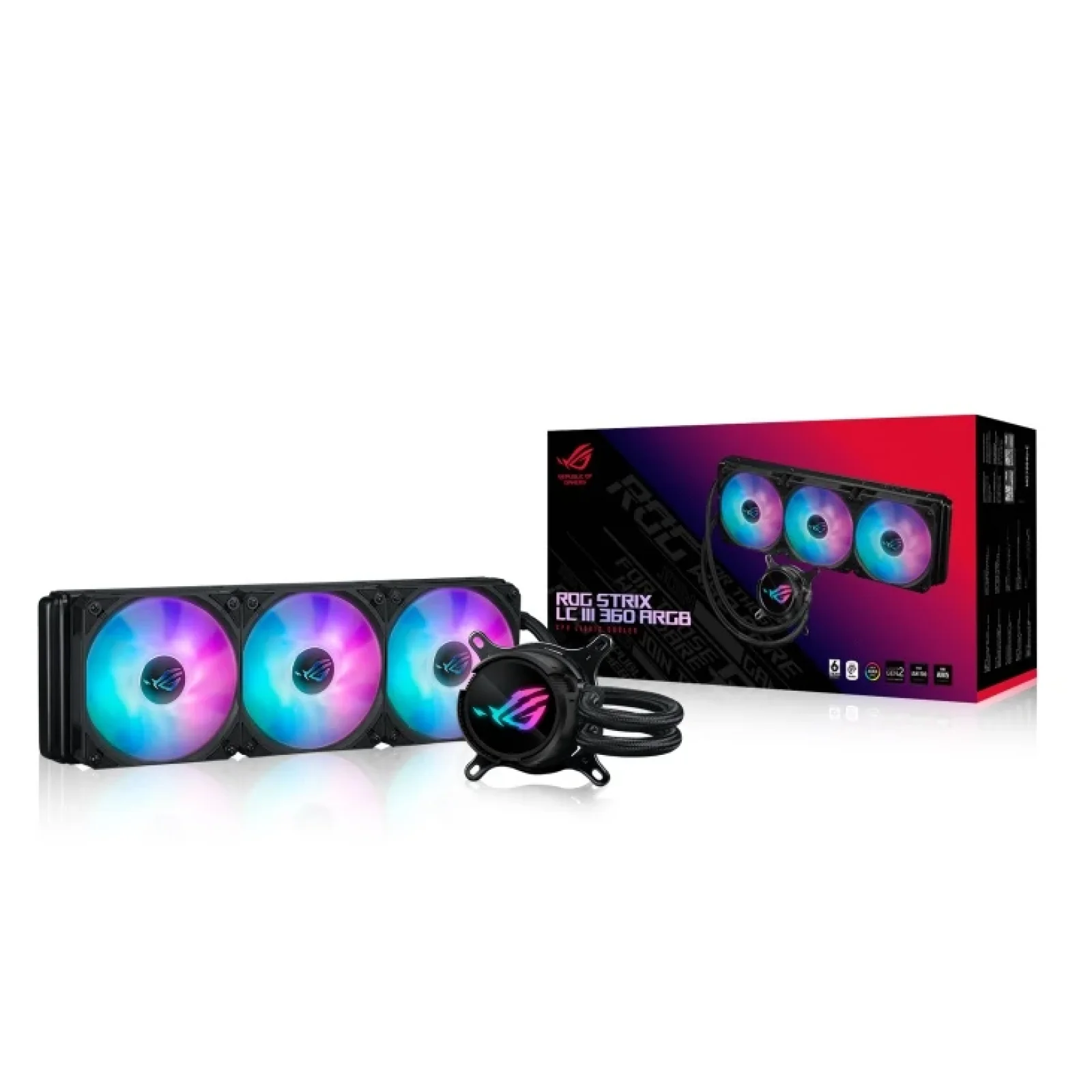 Система водяного охлаждения Asus ROG Strix LC III 360 ARGB (90RC00T1-M0UAY0) UA