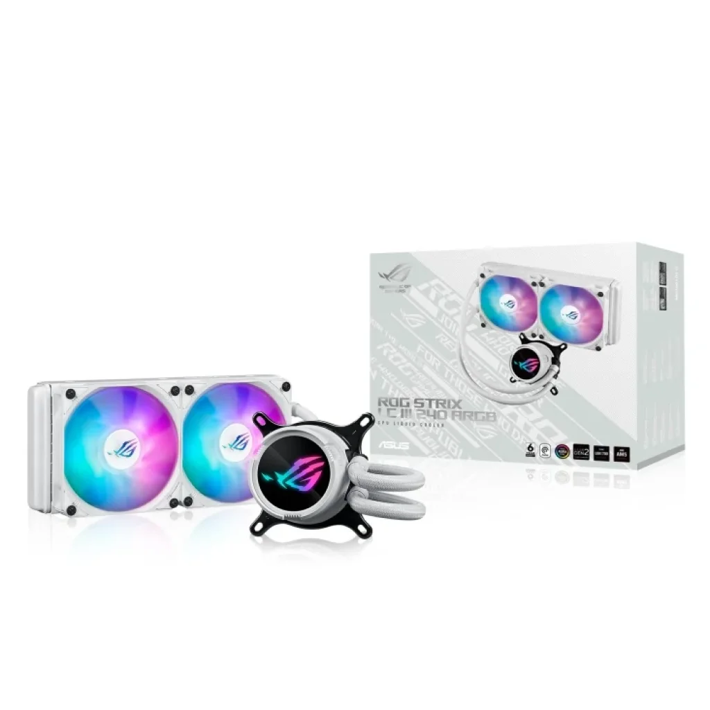 Система водяного охолодження Asus ROG Strix LC III 240 ARGB WHT (90RC00S2-M0UAY0) UA