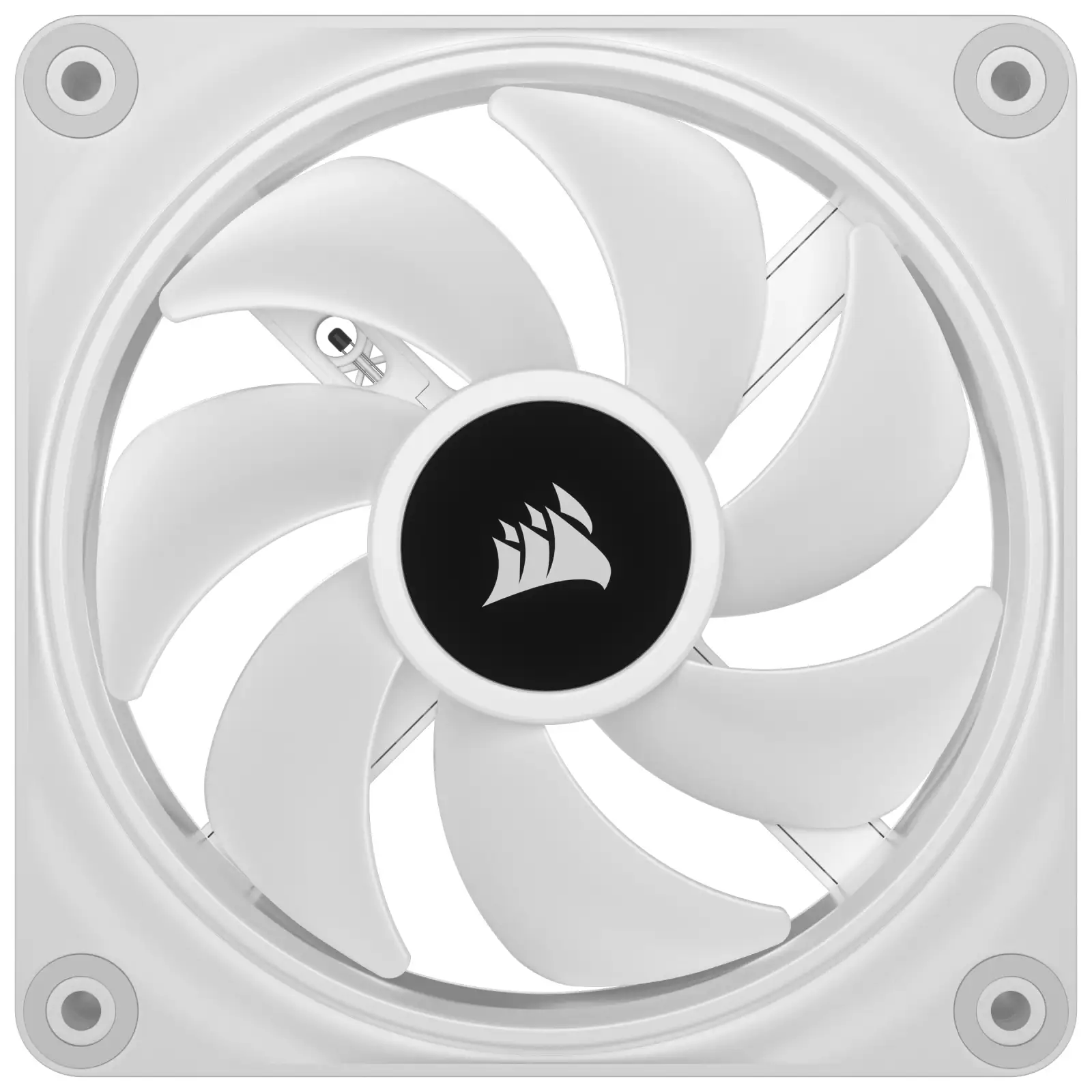 Вентилятор Corsair iCUE Link QX120 RGB PWM PC Fans Starter Kit with iCUE Link System Hub White (CO-9051006-WW), 120x120x25мм, 6-pin, білий UA