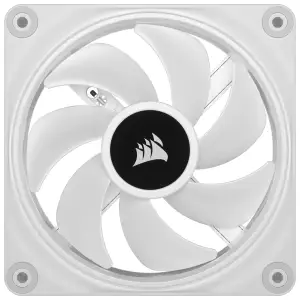 Вентилятор Corsair iCUE Link QX120 RGB PWM PC Fans Starter Kit with iCUE Link System Hub White (CO-9051006-WW), 120x120x25мм, 6-pin, білий UA