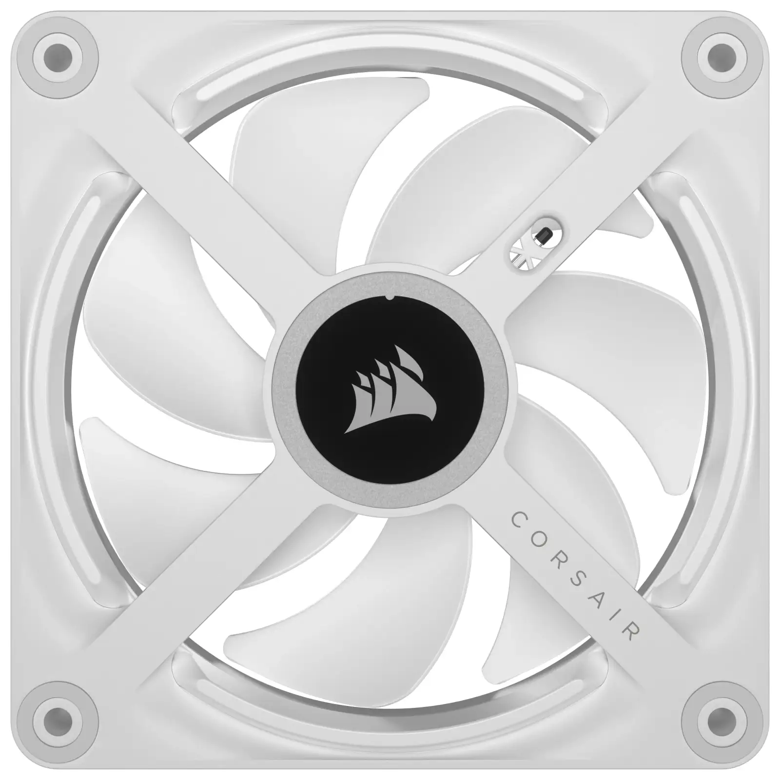 Вентилятор Corsair iCUE Link QX120 RGB PWM PC Fans Starter Kit with iCUE Link System Hub White (CO-9051006-WW), 120x120x25мм, 6-pin, білий UA