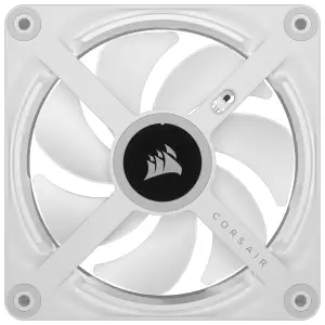 Вентилятор Corsair iCUE Link QX120 RGB PWM PC Fans Starter Kit with iCUE Link System Hub White (CO-9051006-WW), 120x120x25мм, 6-pin, білий UA