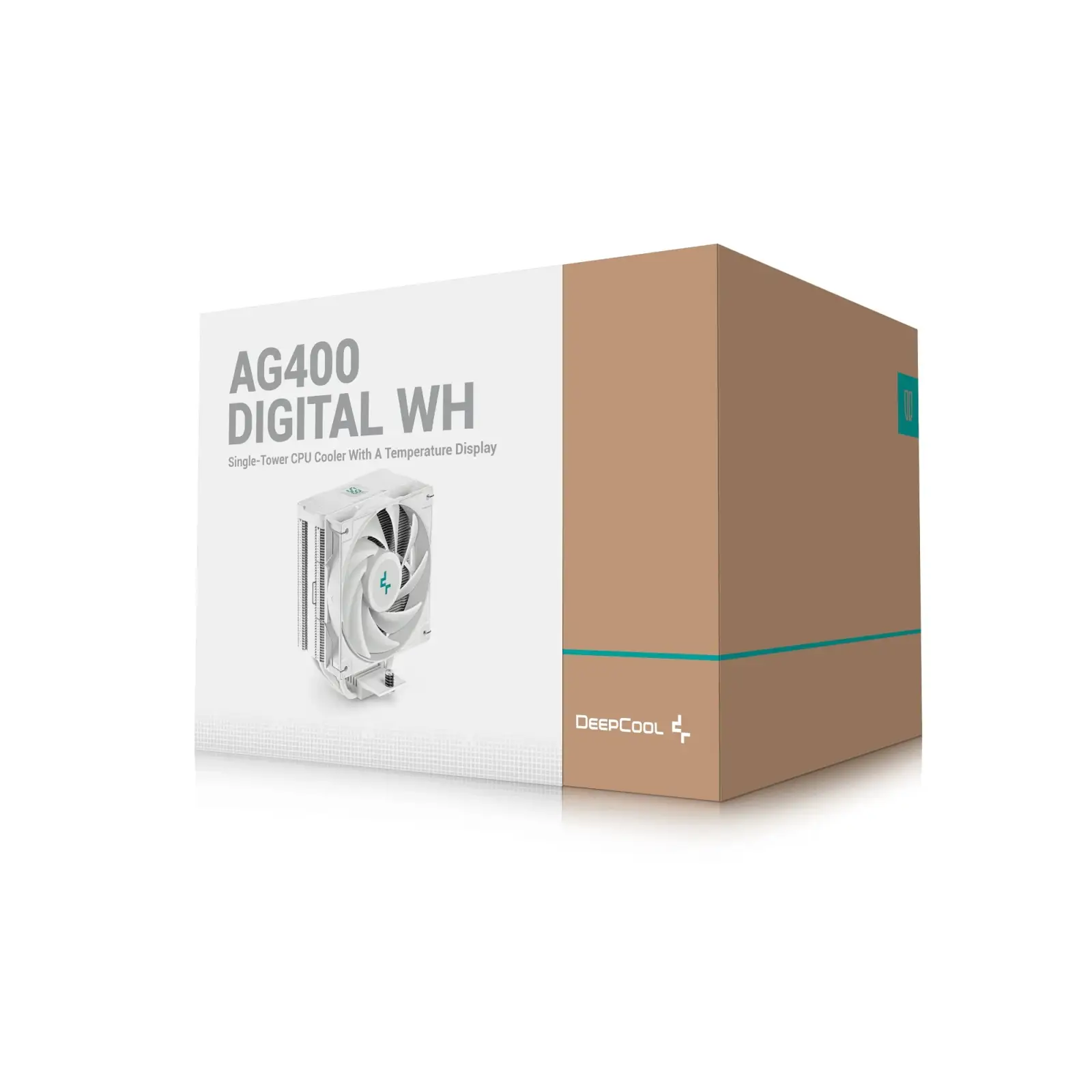 Кулер процесорний DeepCool AG400 Digital WH (R-AG400-WHNDMN-G-1) UA