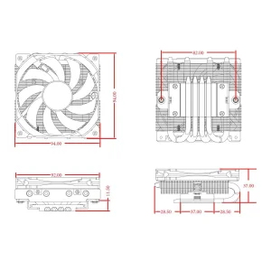Кулер процесорний ID-Cooling IS-37-XT Black UA