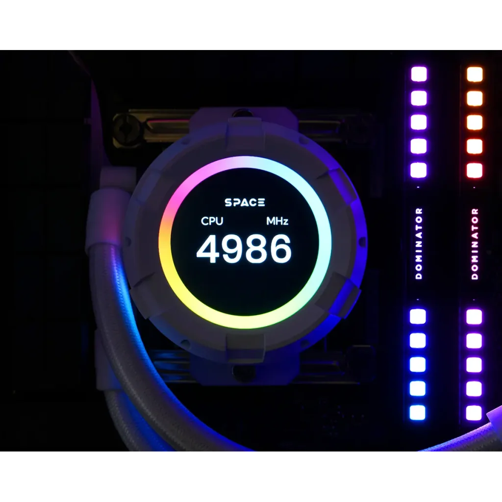 Система водяного охолодження ID-Cooling Space LCD SL360 XE White UA
