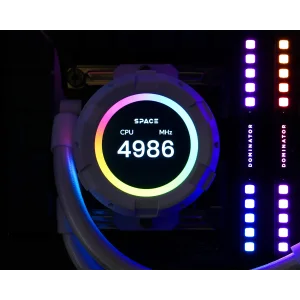 Система водяного охолодження ID-Cooling Space LCD SL360 XE White UA