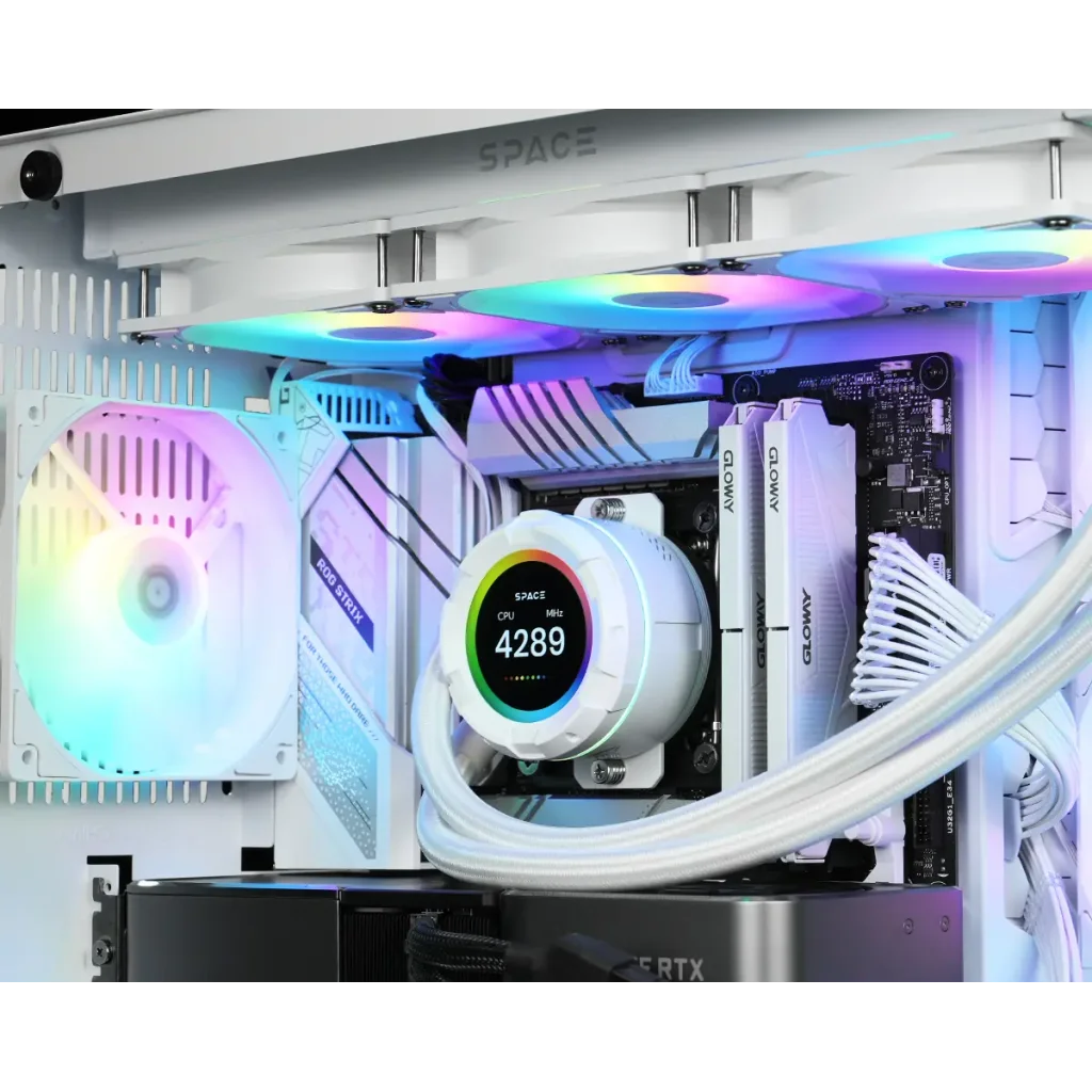 Система водяного охолодження ID-Cooling Space LCD SL360 XE White UA