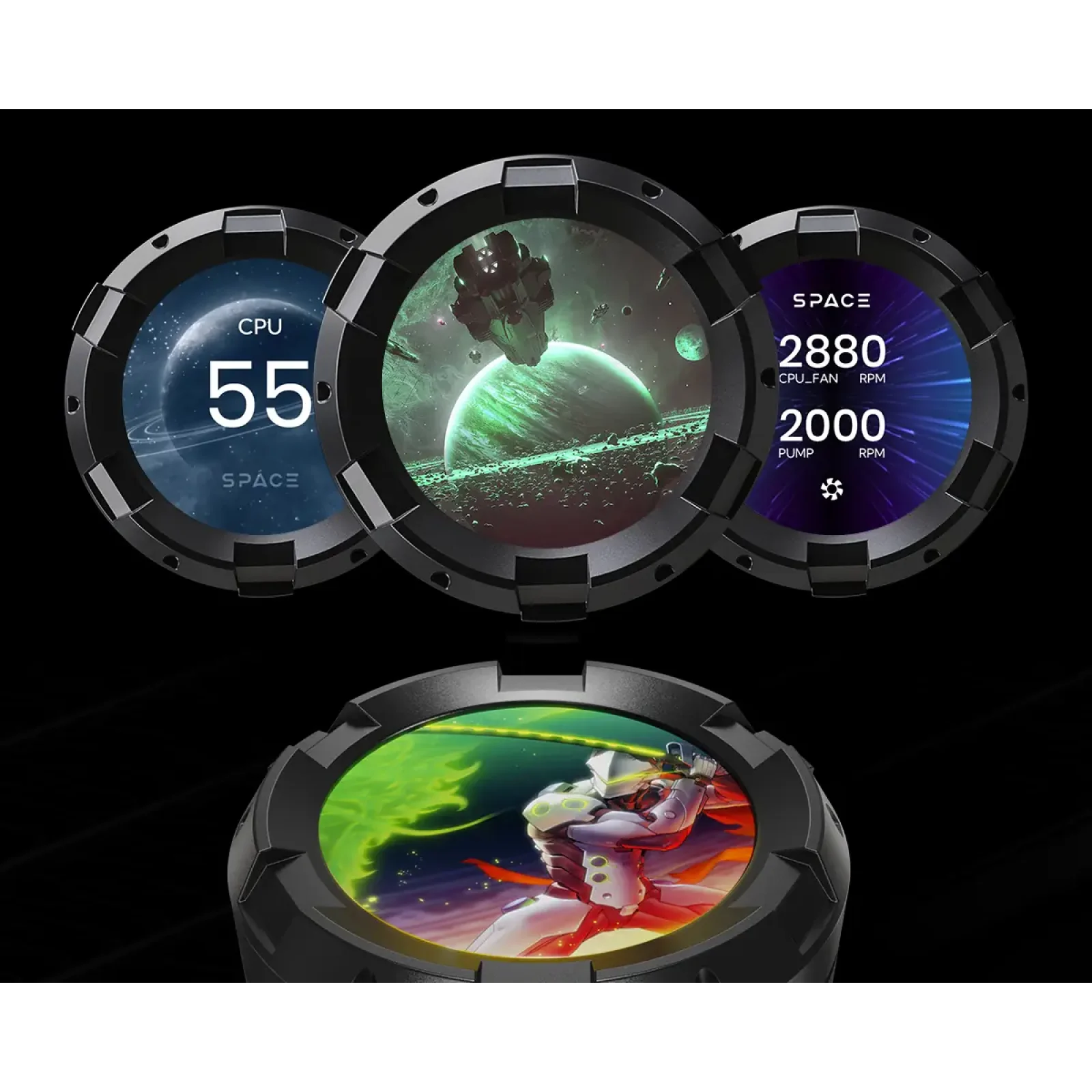 Система водяного охолодження ID-Cooling Space LCD SL240 XE UA