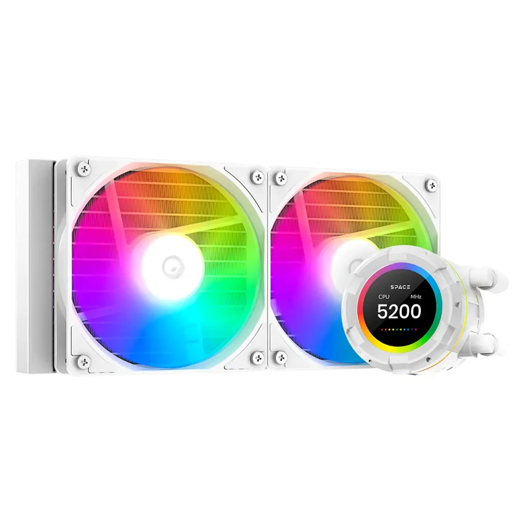Система водяного охлаждения ID-Cooling Space LCD SL240 XE White UA